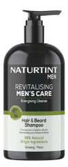 NATURTINT Beard And Hair Shampoo For Men  šampūns, 500 ml