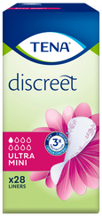 TENA Discreet Ultra Mini uroloģiskie ieliktņi, 28 gab.