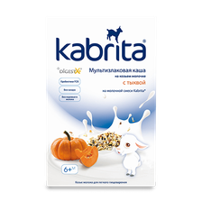 KABRITA ar ķirbi daudzgraudu biezputra, 180 g