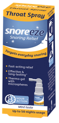 SNOREEZE pret krākšanu rīkles aerosols, 23.5 ml