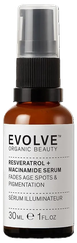 EVOLVE Resveratrol + Niacinamide serums, 30 ml