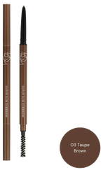 BOM Super Slim Eyebrow 03 Taupe Brown uzacu zīmulis, 0.1 g