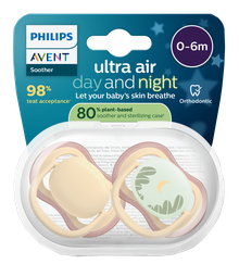 Philips Avent Ultra Air day/night, 0-6M māneklītis, 2 gab.