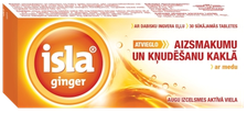 ISLA Ginger ar medu sūkājamās tabletes, 30 gab.