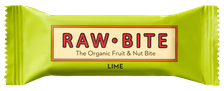 RAWBITE ar laimu, ekoloģisks batoniņš, 50 g