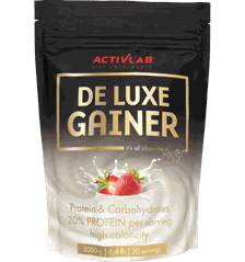ACTIVLAB Deluxe Gainer Strawberry maisījums, 300 g