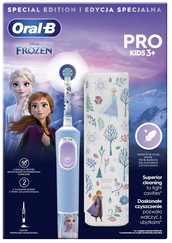 ORAL-B Pro Kids Frozen ar ceļojumu futrāli elektriskā zobu birste, 1 gab.