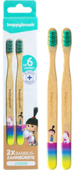 HAPPYBRUSH Double Pack zobu birste, 2 gab.