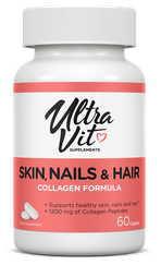 ULTRAVIT Skin, Nails & Hair kapsulas, 60 gab.