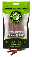 KIWI WALKER Kaltētas Pīles Mīkstās Strēmelītes kārumi, 100 g