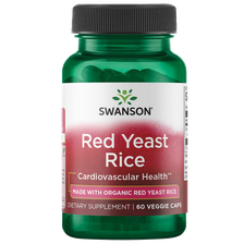 SWANSON Raudonųjų mielių ryžiai 600Mg, cholesterolio lygio palaikymui, kapsulės, 60 vnt.