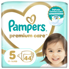 PAMPERS Premium Care-5 Junior, 11-25kg autiņbiksītes, 44 gab.