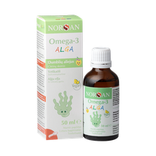 NORSAN Omega-3 Alga, citrinų skonio aliejus, 50 ml