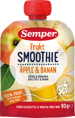 SEMPER Ābolu & Banānu (No 6 mēn.) smūtijs, 90 g