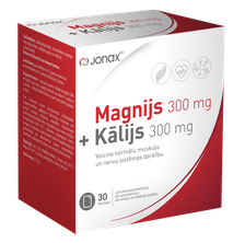 JONAX Magnijs 300 mg + Kālijs 300 mg paciņas, 30 gab.