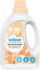 SODASAN Peach Fresh veļas mīkstinātājs, 750 ml