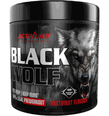 ACTIVLAB Black Wolf Multifruit, įvairių vaisių skonio milteliai, 300 g
