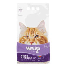 WEEGO Fresh Lavender cementējošās smiltis kaķiem, 5 L