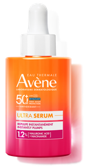 AVENE Sun Ultra Instantly Plumps SPF 50+, putlumo ir glotnumo suteikiantis  serumas, 30 ml
