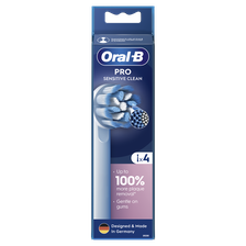 ORAL-B Sensitive Clean Pro elektriskās zobu birstes uzgaļi, 4 gab.