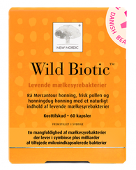 NEW NORDIC Wild Biotic kapsulas, 60 gab.
