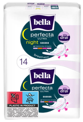BELLA Perfecta Ultra Night higiēniskās paketes, 14 gab.