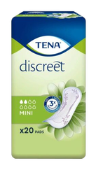 TENA Discreet Mini Pad uroloģiskie ieliktņi, 20 gab.