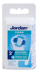 JORDAN Clean elektriskās zobu birstes uzgaļi, 2 gab.