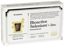 PHARMA NORD Selenium + Zinc tabletes, 90 gab.