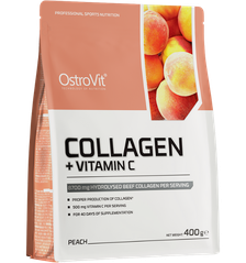 OSTROVIT Collagen + Vitamin C Peach pulveris, 400 g