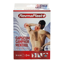 911 Active Formula Revmaplast+ 10x16cm plāksteris, 3 gab.