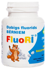 FLUORĪ 220 mg tabletes, 250 gab.