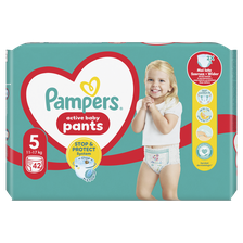 PAMPERS Maxi Pack 5 (11-17 kg) sauskelnės, 42 vnt.