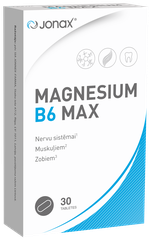 JONAX Magnesium B6 MAX tabletės, 30 vnt.