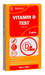 TESTERA Vitamin D tests, 1 gab.