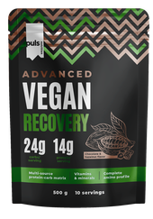 PULS NUTRITION Advanced Vegan Recovery Chocolate & Hazelnut pulveris,