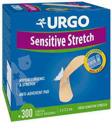 URGO Sensitive Strech elastīgs plāksteris, 300 gab.