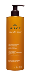 NUXE Reve de Miel Face and Body Ultra-Rich Cleansing dušas želeja, 400 ml