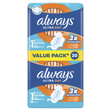 ALWAYS  Ultra Normal Plus, S1 higiēniskās paketes, 20 gab.