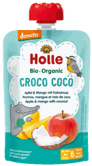 HOLLE Ābolu, mango un kokosriekstu biezenis, 100 g