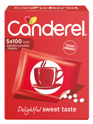 CANDEREL Delightful-Refill tabletes, 500 gab.