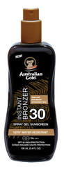 AUSTRALIAN GOLD SPF30 Spray Gel With Bronzer saules aizsargsprejs, 100 ml