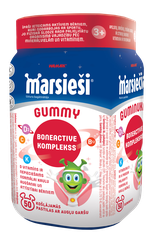 MARSIEŠI Gummy BoneActive pastilas, 50 gab.