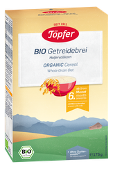 TOPFER Bio Pilngraudu Auzu Pārslu no 6 mēn. biezputra, 175 g