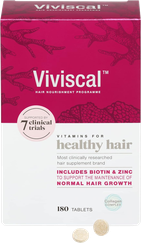VIVISCAL Max Strength Supplements tabletes, 180 gab.
