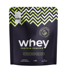 PULS NUTRITION Whey Pear&vanilla Low Lactose pulveris, 1000 g