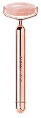 CRYSTALLOVE Vibrating Rose Quartz Roller masāžas rullītis, 1 gab.