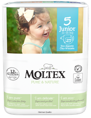 MOLTEX Eco Pure & Nature 5 Junior (11-16 kg) autiņbiksītes, 25 gab.