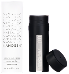 NANOGEN Keratin Dark Brown matu šķiedras, 30 g