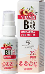 UNIFARMA PREMIUM B Vitamin Complex sprejs, 25 ml